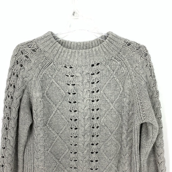 J crew wool blend grey sweater size small - Picture 2 of 7